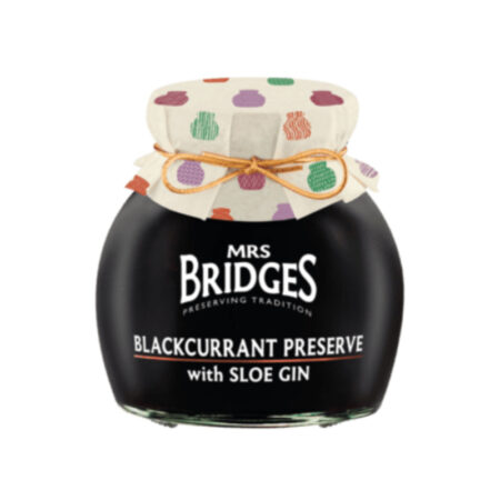 Mrs Bridges Blackcurrant Preserve Sloe Gin