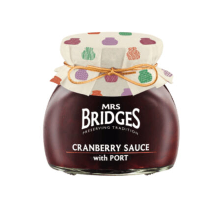 Mrs Bridges Cranberry Sauce w Port 250g