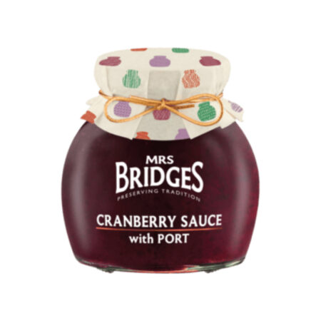 Mrs Bridges Cranberry Sauce w Port 340g