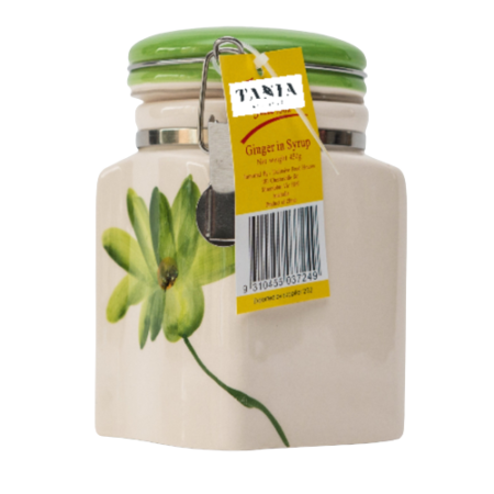 Tania Stem Ginger in Syrup China Crock 450g